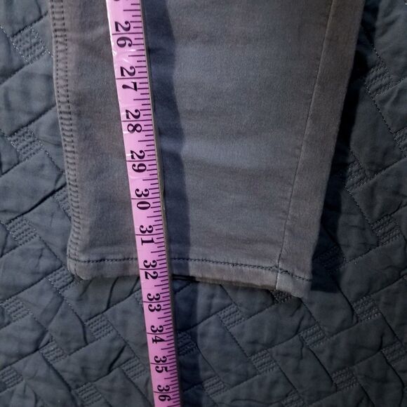 Vintage Genes Black Jeans Mens 36x32 Purple Slim Fit Dark Wash American Denim - Picture 4 of 12